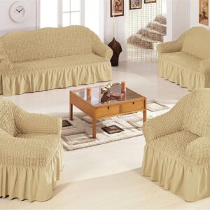Complet Housses de Canapés Extensibles 7 Places